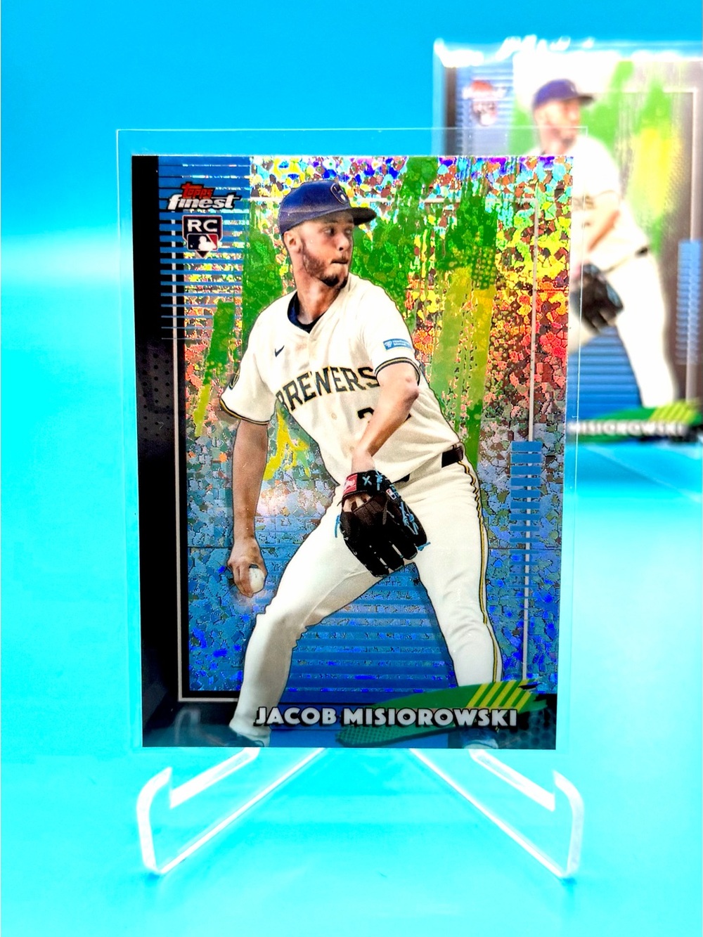 š„JACOB MISIOROWSKI ROOKIE LOT! Mini Diamond Rookie Refractor + Common Rookie! - Picture 3 of 7